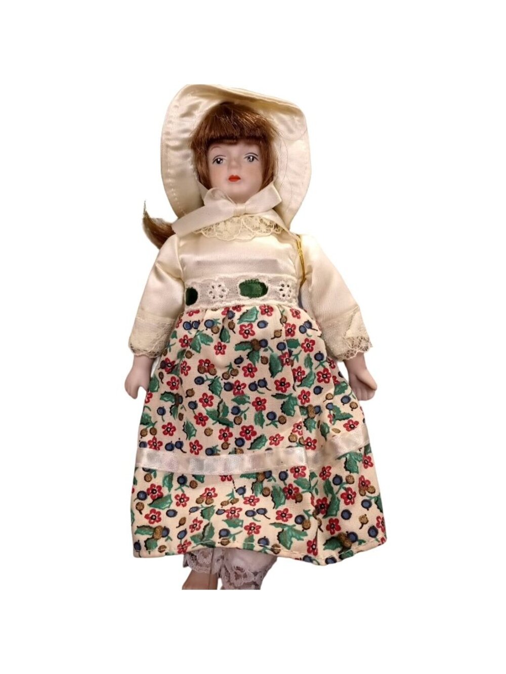 1983 December Girl Gorham Doll Ornament Porcelain Face Month Collection